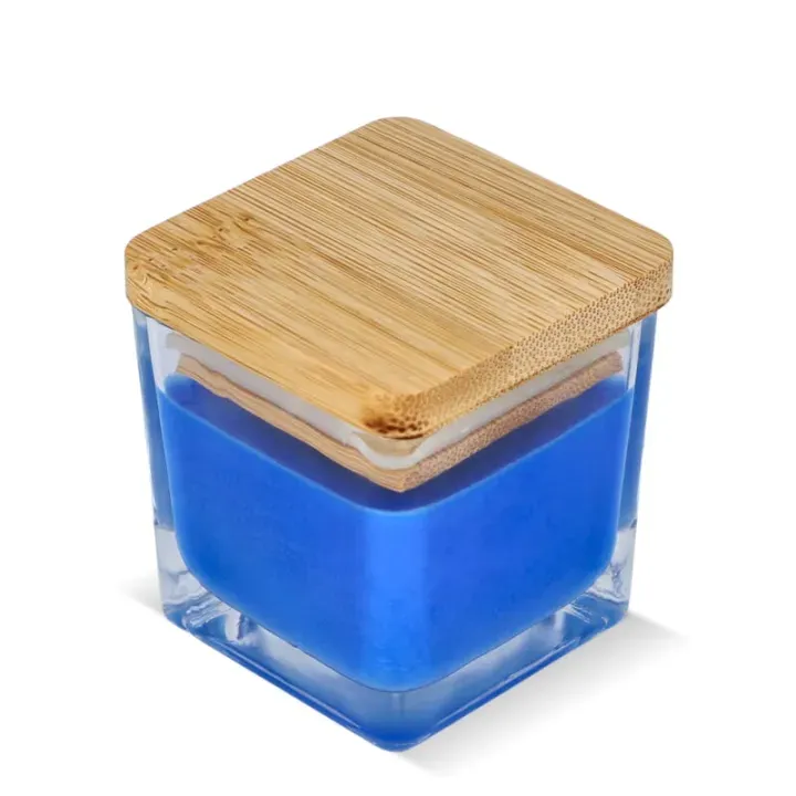 Chakra plant based candle in glass jar - LT90747 (N0011)